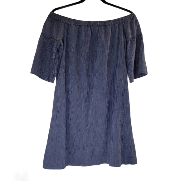 Madewell Off the Shoulder Bell Sleeve Dress - Picture 13 of 13